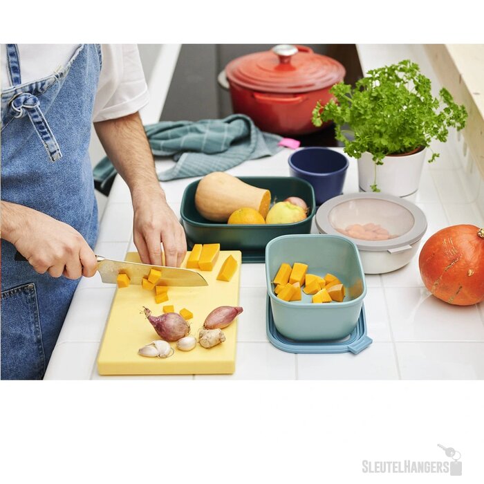 Rechthoekige Mepal Broodtrommel Blauw