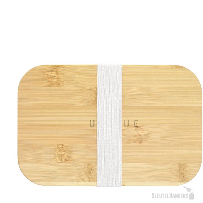 Royale Lunchbox Met Bamboe Deksel Grijs