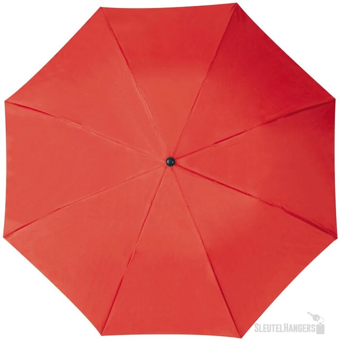 Opvouwbare paraplu met hoes Rood
