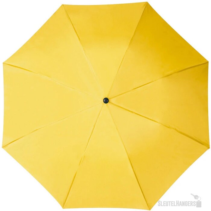 Opvouwbare paraplu met hoes Geel