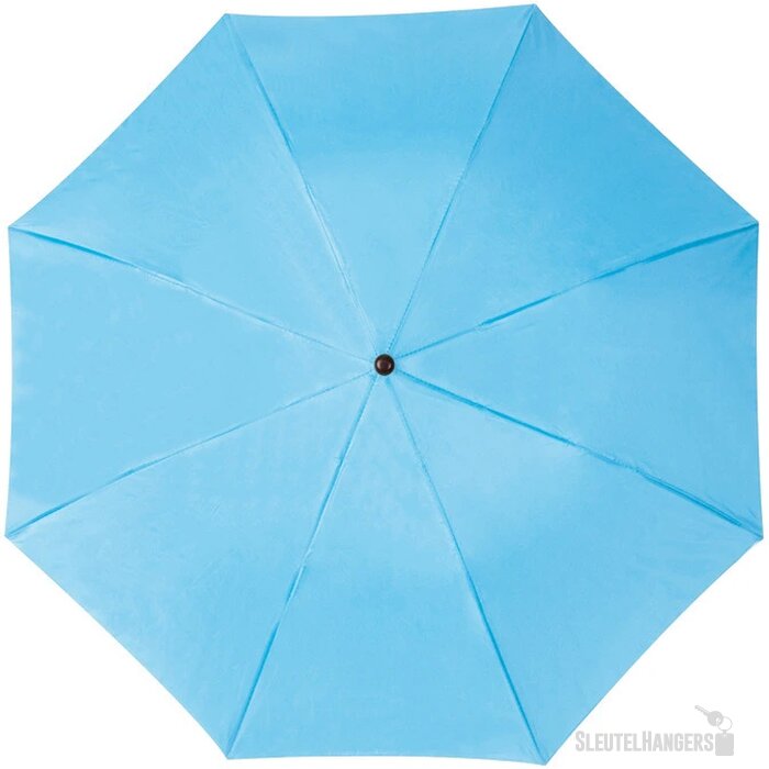 Opvouwbare paraplu met hoes Lichtblauw