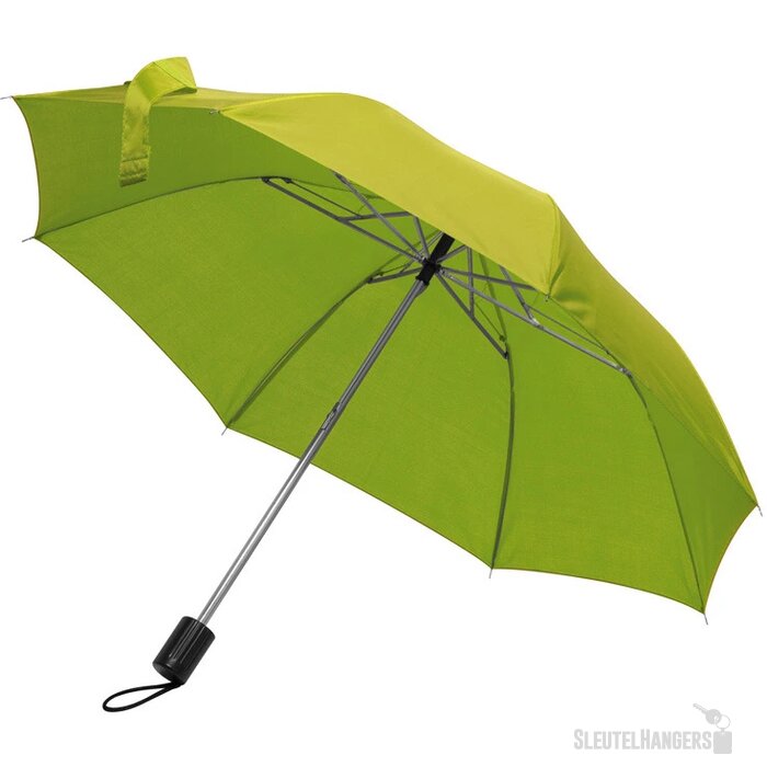 Opvouwbare paraplu met hoes Lichtgroen