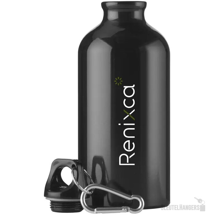 Gerecycled Aluminium Waterfles (500 Ml) Zwart