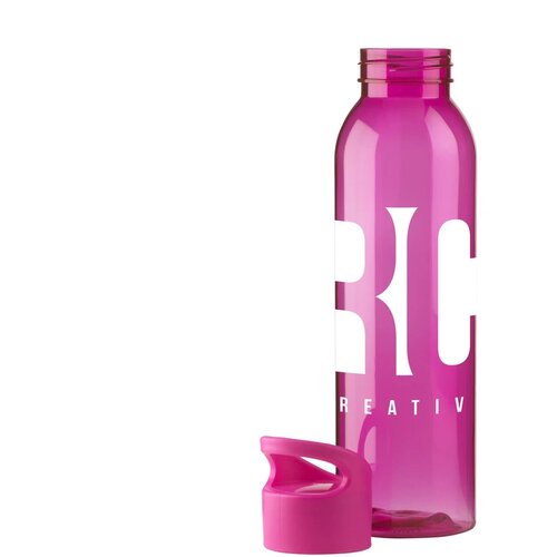 Kunststof Waterfles Met Schroefdop (650 Ml) Roze