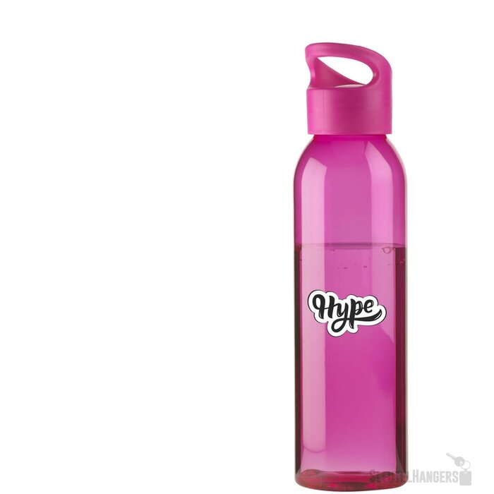 Kunststof Waterfles Met Schroefdop (650 Ml) Roze