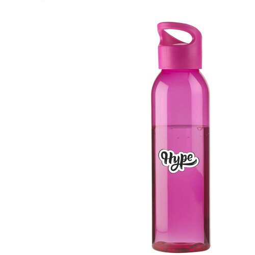 Kunststof Waterfles Met Schroefdop (650 Ml) Roze