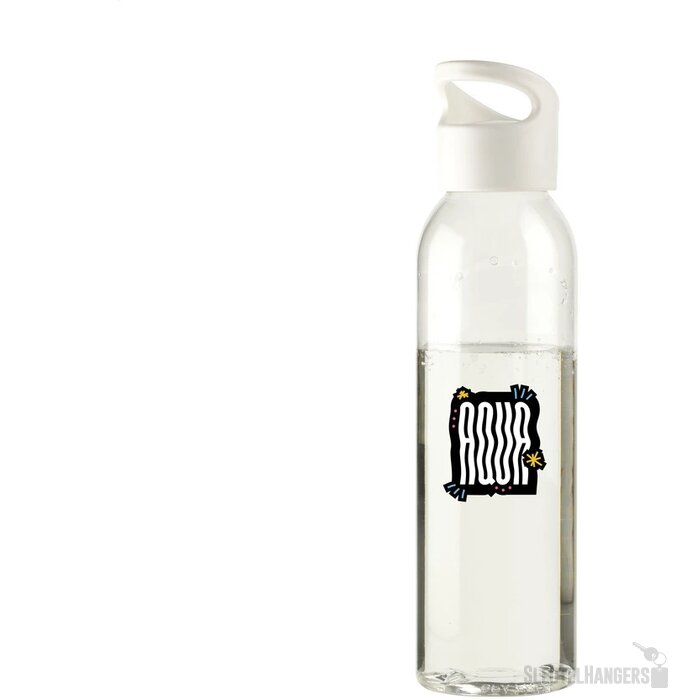 Kunststof Waterfles Met Schroefdop (650 Ml) Wit