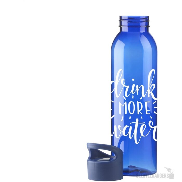 Kunststof Waterfles Met Schroefdop (650 Ml) Blauw