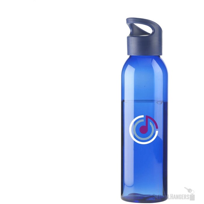 Kunststof Waterfles Met Schroefdop (650 Ml) Blauw