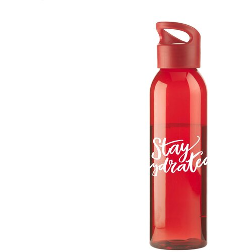 Kunststof Waterfles Met Schroefdop (650 Ml) Rood