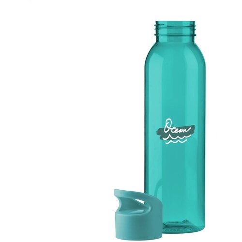 Kunststof Waterfles Met Schroefdop (650 Ml) Turquoise