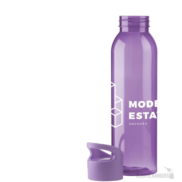 Kunststof Waterfles Met Schroefdop (650 Ml) Paars