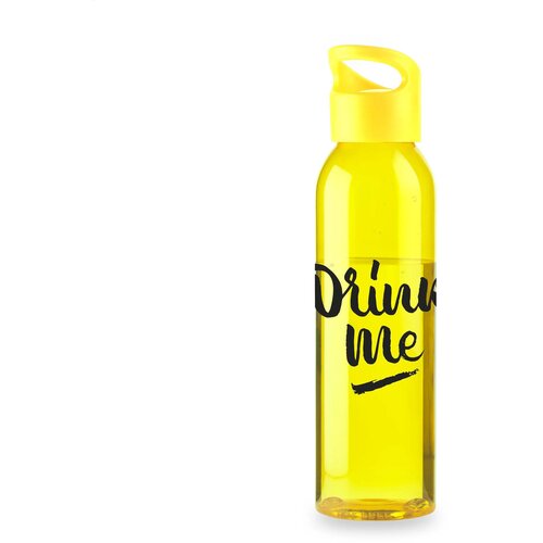 Kunststof Waterfles Met Schroefdop (650 Ml) Geel