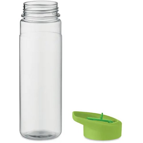 RPET waterfles met rietje (650 ml) Limoengroen