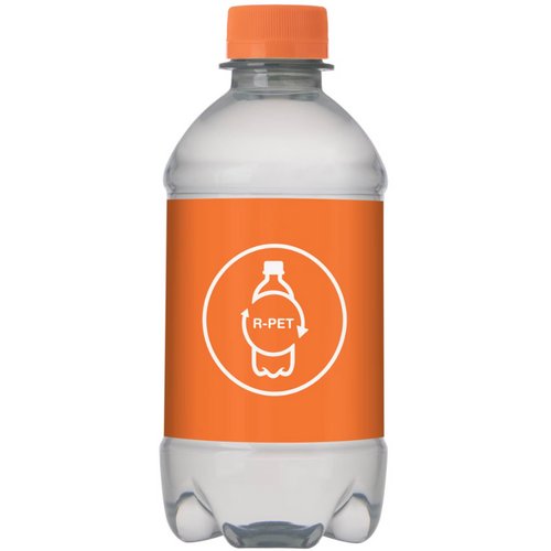 Flesje bronwater met draaidop (330 ml) Oranje