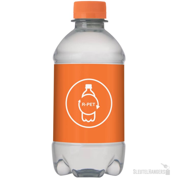 Flesje bronwater met draaidop (330 ml) Oranje