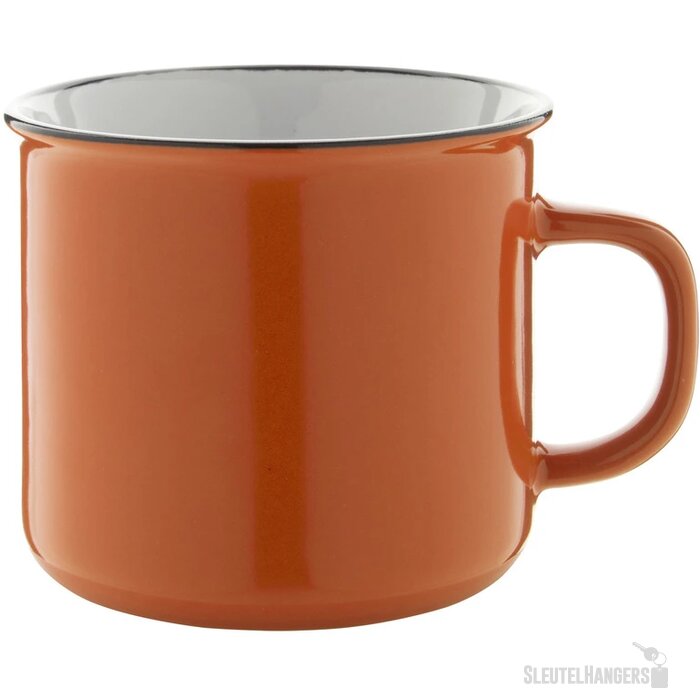 Vintage Mok Oranje