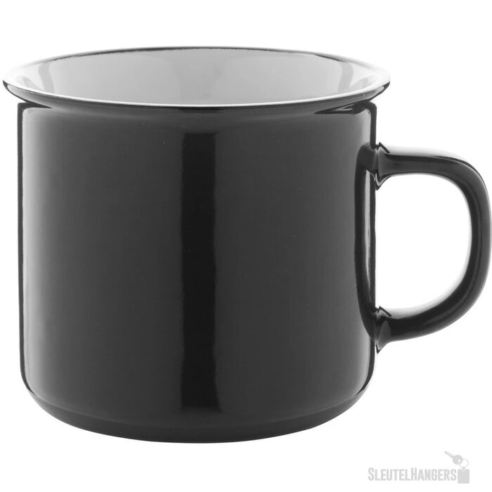 Vintage Mok Zwart