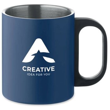 Dubbelwandige mok Kobaltblauw Dubbelwandige mok Kobaltblauw