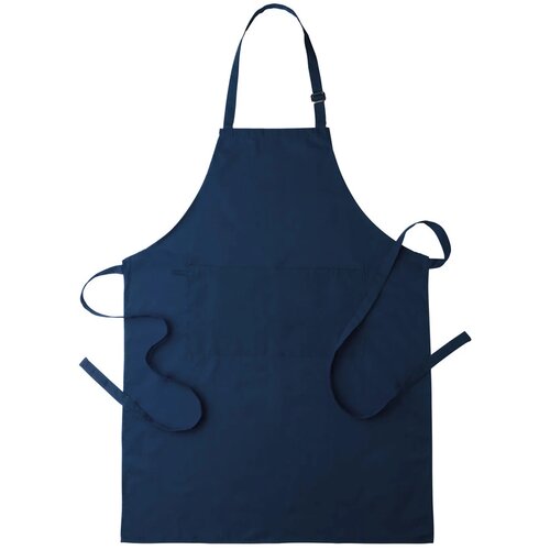 Schort met voorvakken Blauw