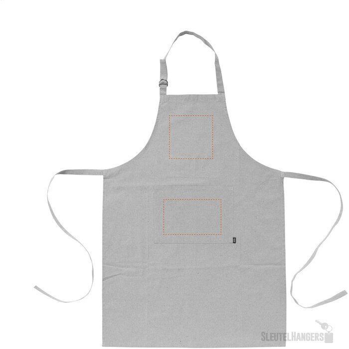 Eco Schort Van Gemêleerd Katoen Blauw