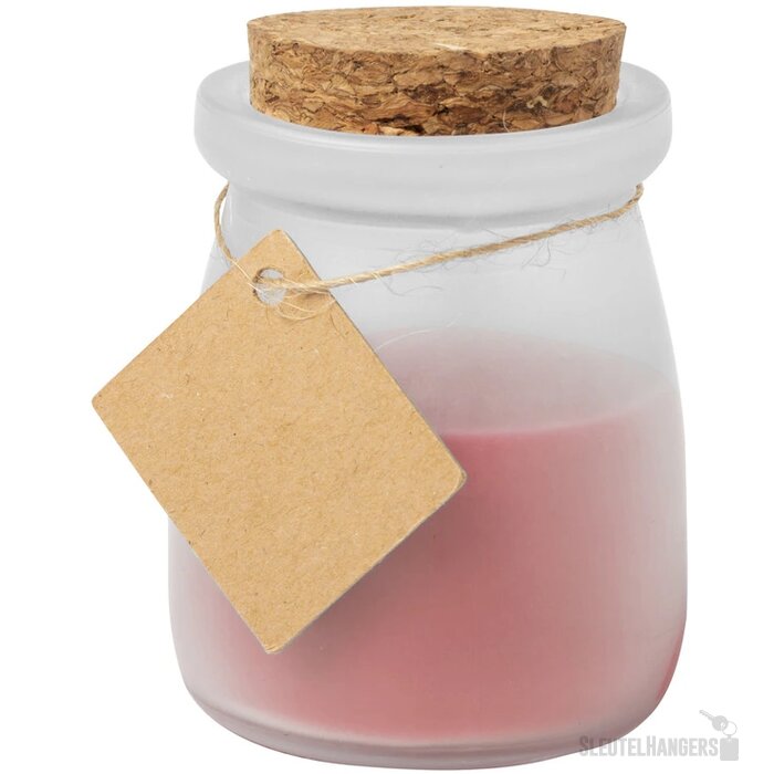 Geurkaars In Elegant Potje Rood