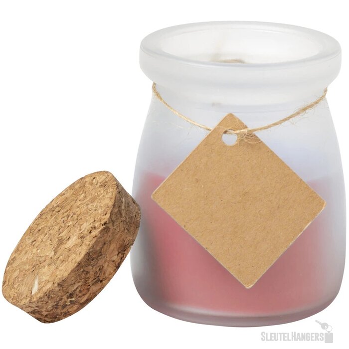 Geurkaars In Elegant Potje Rood