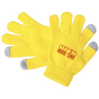 Kinder Touchscreen Handschoenen Geel