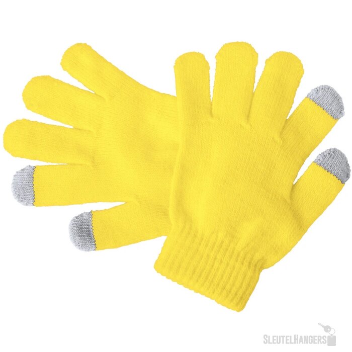 Kinder Touchscreen Handschoenen Geel