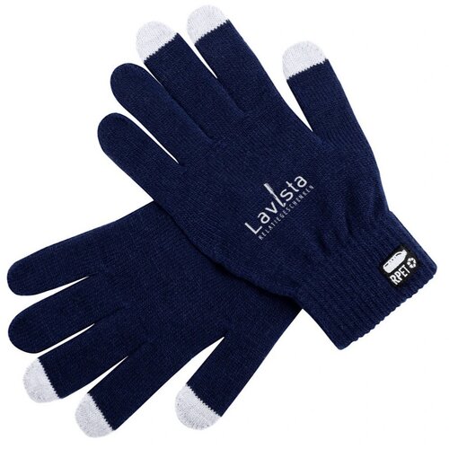Rpet Touchscreen Handschoenen Blauw