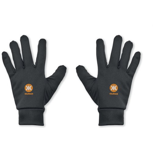 Sporthandschoenen met touchfunctie Zwart