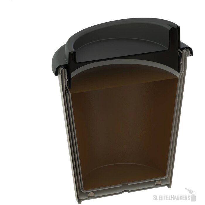 Duurzame Koffiebeker To Go (250 Ml) Zwart