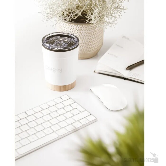 Gerecycled Rvs Koffie To Go Beker (350 Ml) Wit