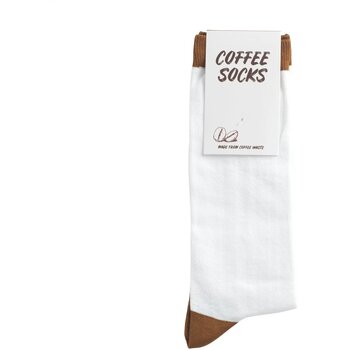 Sokken Van Koffiedik Wit Sokken Van Koffiedik Wit