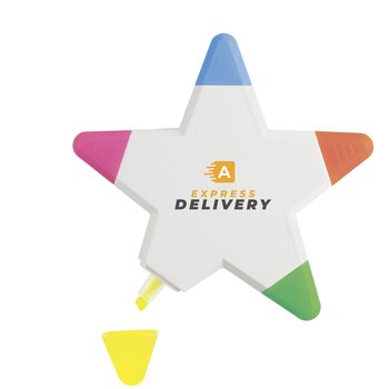 Meerkleurige Markeerstift Wit