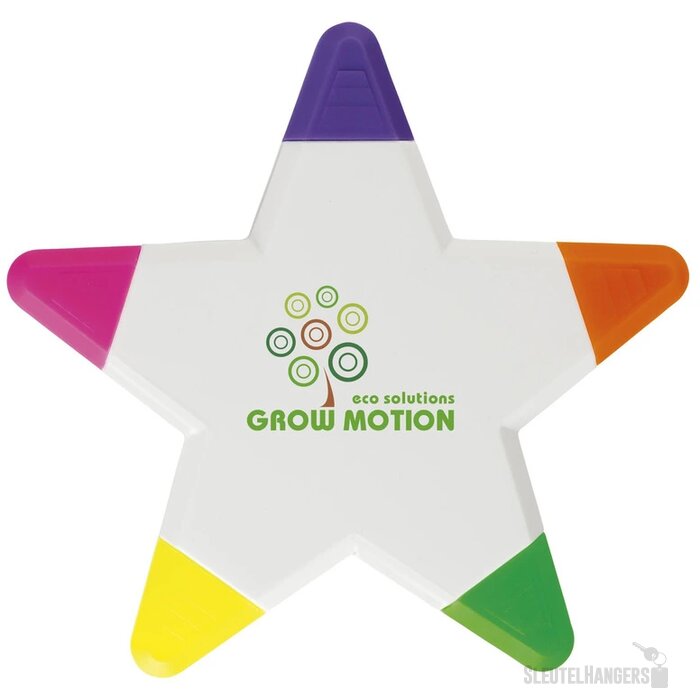 Meerkleurige Markeerstift Wit