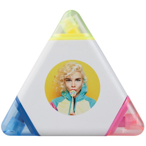 Driehoek Highlighter Wit