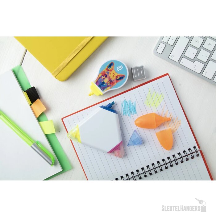 Driehoek Highlighter Wit