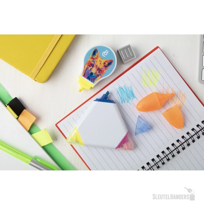 Driehoek Highlighter Wit