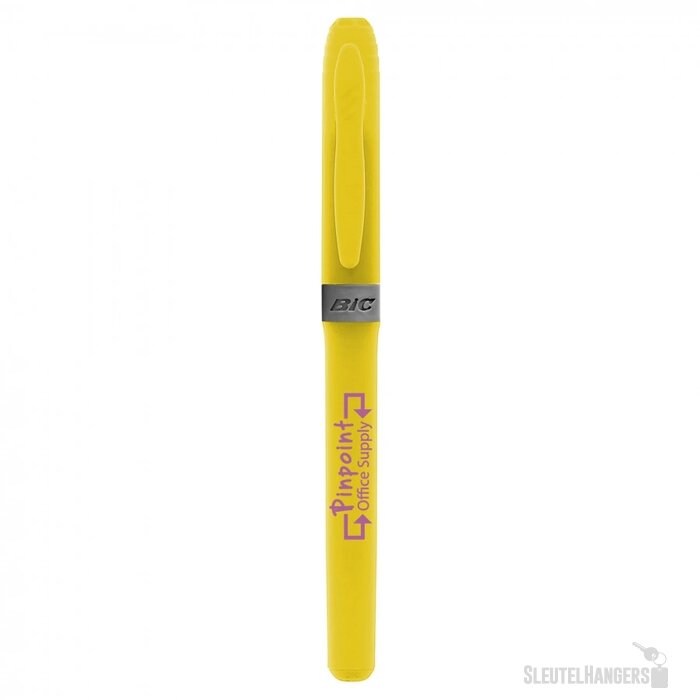 BIC Brite Liner Grip Markeerstift Geel