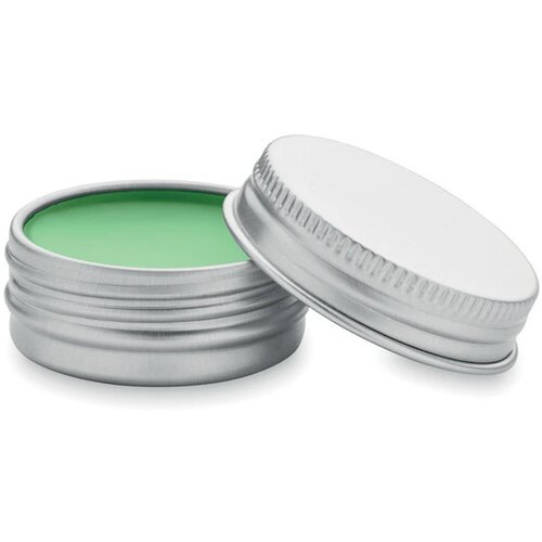 Vegan lippenbalsem in blikje Groen