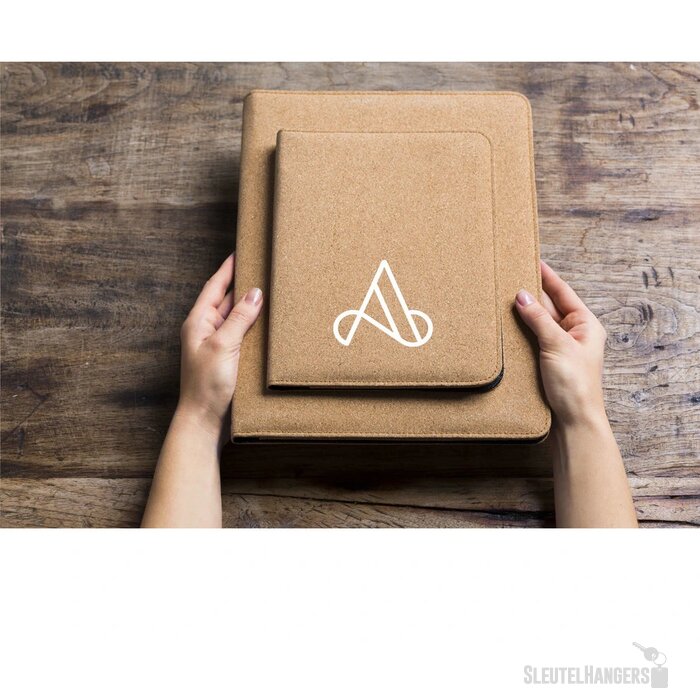 Conferentiemap Met Kurk Kaft (A5) Bruin