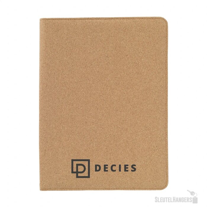 Eco Schrijfmap Met Kurk Touch (A4) Bruin