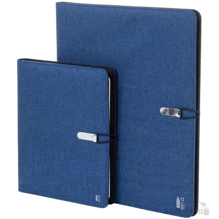 Schrijfmap Met Rpet Kaft (A5) Blauw
