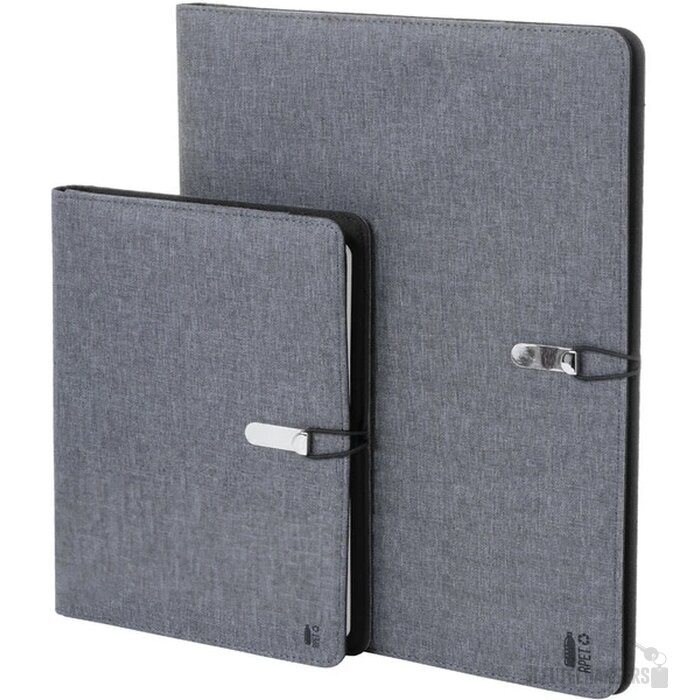 Schrijfmap Met Rpet Kaft (A5) Grijs