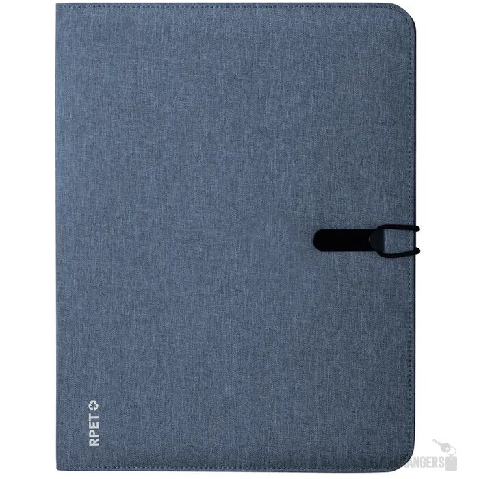 Rpet Documentmap Met Sluiting (A5) Blauw