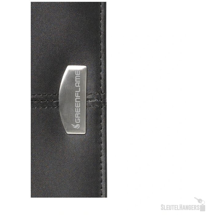 Leren Schrijfmap Met Rits (A5) Zwart