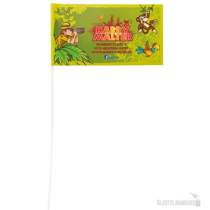 Zwaaivlaggetjes 11,5 x 24 cm