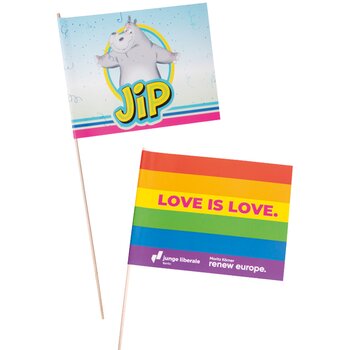 Zwaaivlaggetjes 14,8 x 22 cm