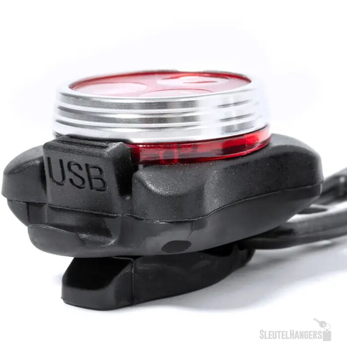 Usb Oplaadbare Fietslampjes Zwart